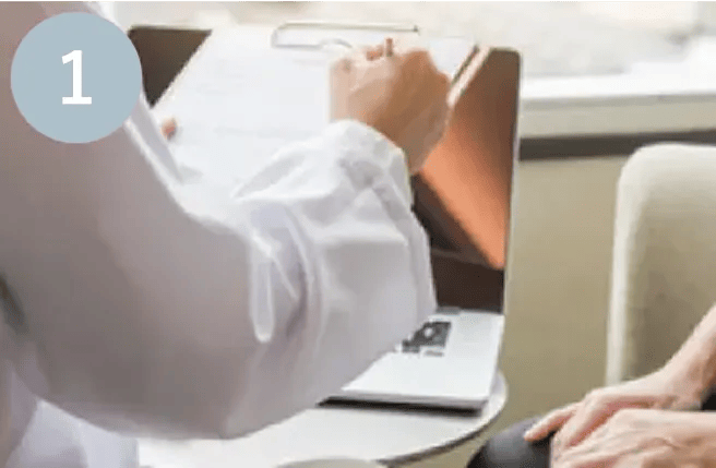 医師によるカウンセリング