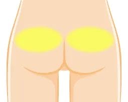 ヒップ上部