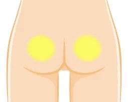 ヒップ中央