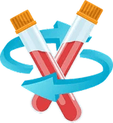 遠心分離機により血小板が分離